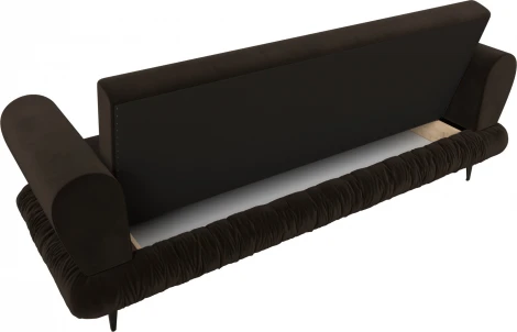 Диван-книжка Лига-045 (Коричневый/Микровельвет) Лига Диванов арт.122334