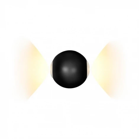 Настенный светильник iLedex Rainbow ZD8168-6W RGB BK (220V, шар)