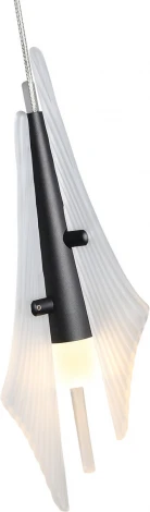 Подвесной светильник Odeon Light Afalina 5442/6LA черный/бел.матовый/металл/стекло/акрил LED 6W 3000K (220V, на проводе)