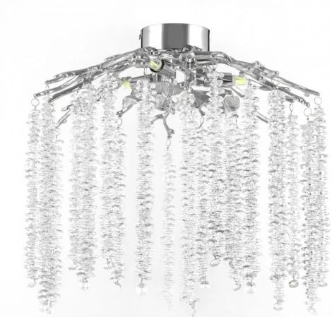 Потолочная люстра хрустальная Arte Milano Milan23 233001/D360/3/A Cr (220V)