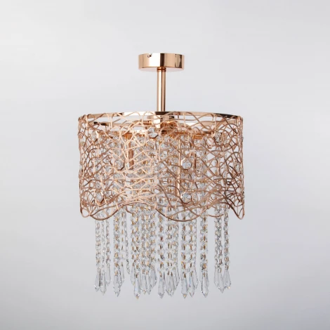 Потолочная люстра на штанге Abrasax X9118A/4GO (220V, круглые)