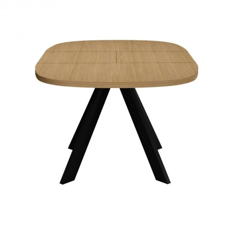 Стол DikLine B110 Дуб Каселла натуральный/опоры черные арт.00-00079999