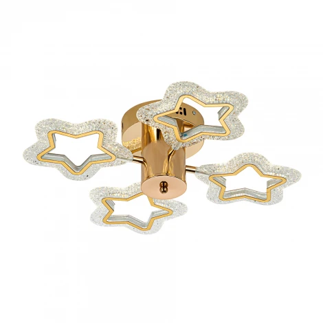 Потолочная люстра светодиодная с пультом с регулировкой цветовой температуры LED4U LED4U L8453-4