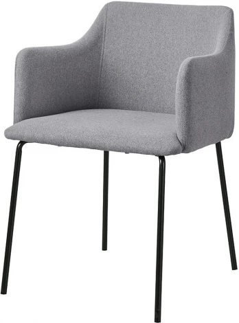 Стул C-961 серый 17-4016/матовый черный