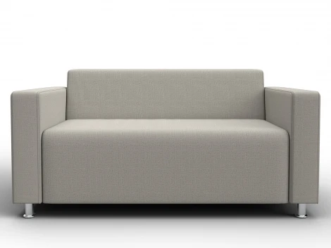 Диван прямой Лига-093 ВН (ДСП,Брус,Фанера,Рогожка/Бежевый) Лига Диванов 134953