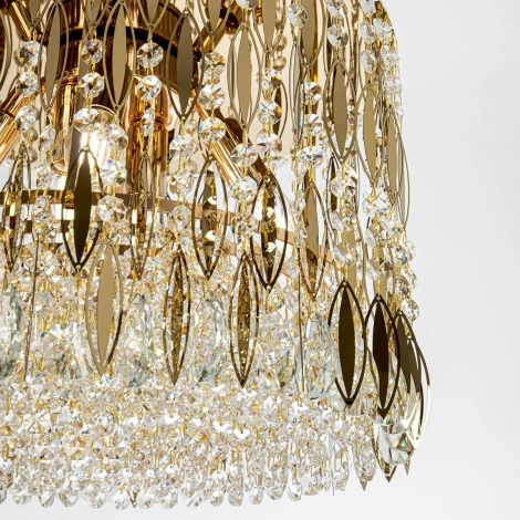 Подвесная люстра хрустальная Modelux MODELUX ML.315.6 GD