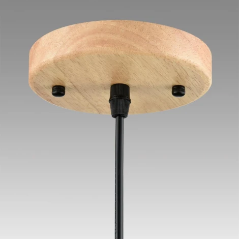 Подвесной светильник Lumion Mirabela 8050/1А дерево/смоки металл/стекло E27 1*60W 220V