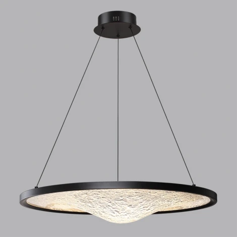 Подвесной светильник Odeon Light Fuso 7046/41L черн/металл/акрил LED 41W 3000K 220V