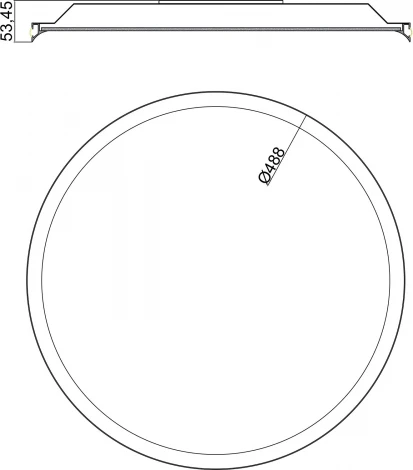 Светильник потолочный светодиодный Stilfort Alumin 4016/05/05C (регулировка яркости, 220V, пульт управления, круглые)