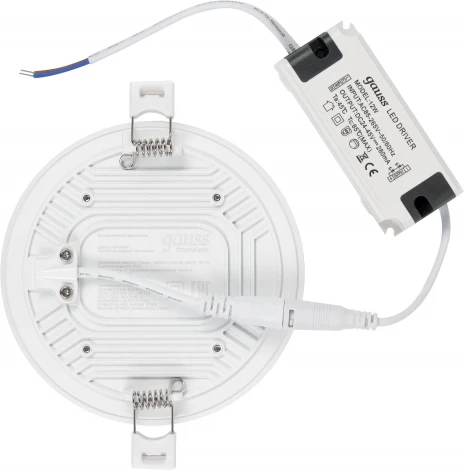 Встраиваемый светильник Gauss 967511218 8W, 1800lm, 4000K (LED, 220V, круглые)
