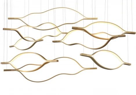 Подвесной светильник светодиодный Mizi'en Combo MZ160172-2-1400 (220V, на тросе)