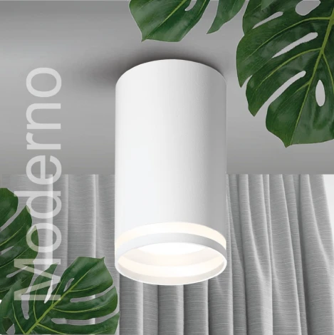 Точечный светильник накладной WoltaWSL-GU10/02W под лампу GU10 Белый MODERNO