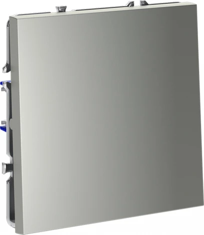 Проходной переключатель одноклавишный (сталь) Voltum S70 VLS010305