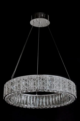 Подвесная люстра Fluorite Ravissement FL1068-6P (LED, 220V, хрусталь, на тросе, круглые)