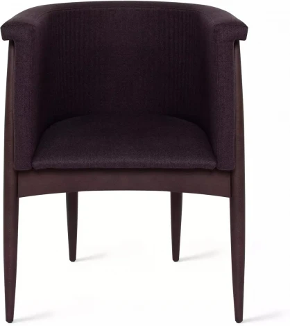 Полукресло Borgese, бук натуральный, лак венге, антрацит Top Concept (20894)