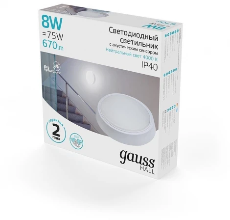 Настенно-потолочный светильник светодиодный Hall 193411208-OAS (220V, IP40)