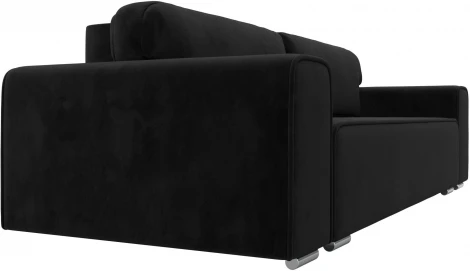 Диван прямой Лига-029 (Черный/Велюр) Лига Диванов арт.121016