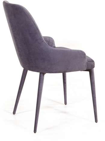 Стул Douglas ромб, бархат серый 27 Top Concept (21439)