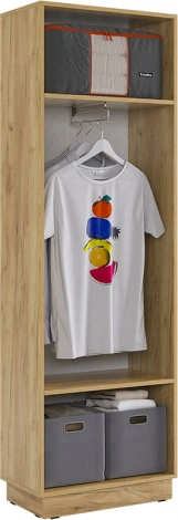 Моди Шкаф двухдверный, цвет дуб крафт золотой/белое дерево Mebelson (арт.MGM-02.2563)