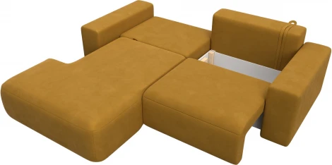 Диван угловой Лига-036 НПБ Классик левый угол Лига Диванов (Велюр) арт.127724L