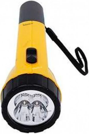 Фонарь ручной светодиодный Horoz Puskas, желтый с черным, холодный (6400K)
