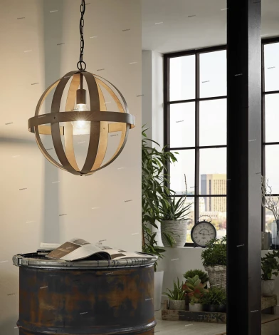 Подвесной светильник Eglo Westbury 49482 (220V, на цепи, шар)