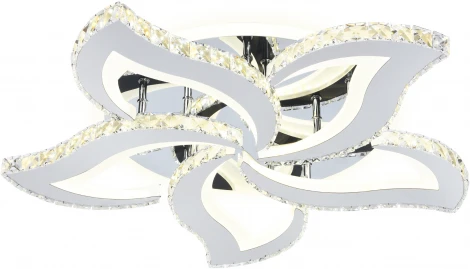 Потолочная люстра с пультом, на штанге, светодиодная Ambrella ACRYLICA FA1723