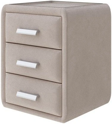 PROxSON Тумба Soft Mebel (Ткань: Велюр Monopoly Миндаль (111)) 51x48