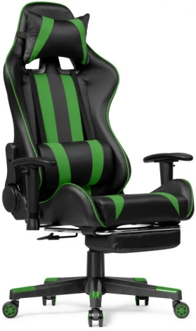 Компьютерное кресло Woodville Corvet black / green 15467