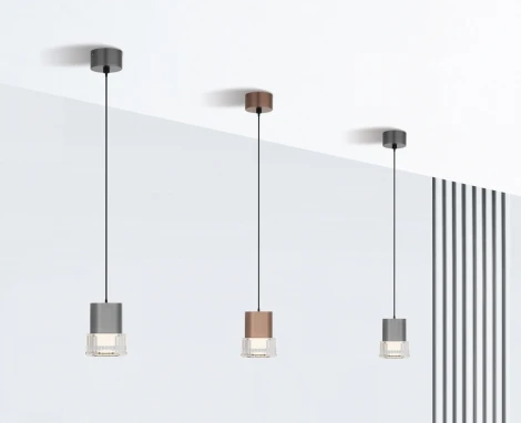 Подвесной светильник Italline IT014-0203 dark silver (LED, 220V, на проводе, круглые)