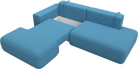 Диван угловой Лига-036 НПБ Модерн левый угол Лига Диванов (Рогожка) арт.125473L