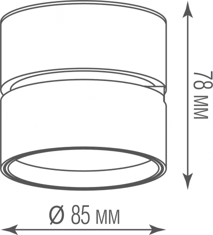 Накладной светильник Donolux Bloom DL18960R12W1B (LED, 220V, круглые)