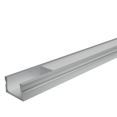 Профиль алюминиевый накладной серый 6х16х2000мм Wolta WAP WAP-S-16/6/2000-A