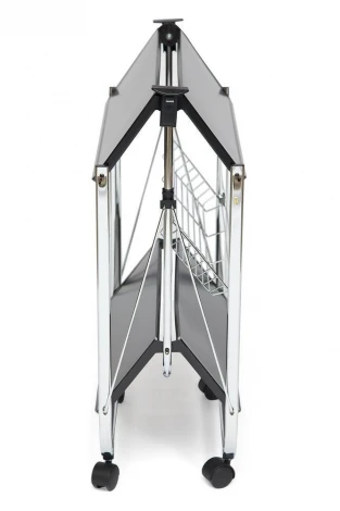 Столик сервировочный SC-5119 складной черный (металл)