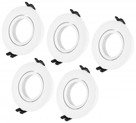 Встраиваемый точечный светильник ЭРА KL54 WH SET 5