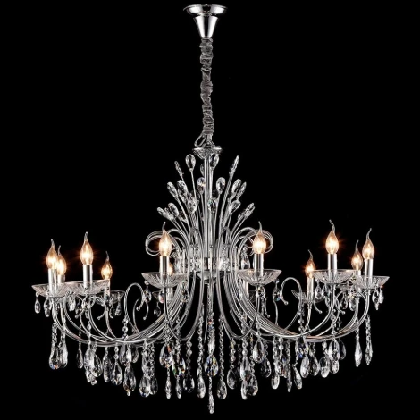 Подвесная люстра Lumien Hall Chloe 0015/12P-CR