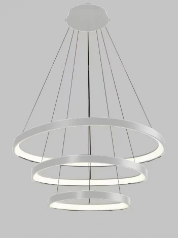 Подвесная люстра ярусная Alfa Light F0724-53 (LED, 220V, на тросе, кольцо)