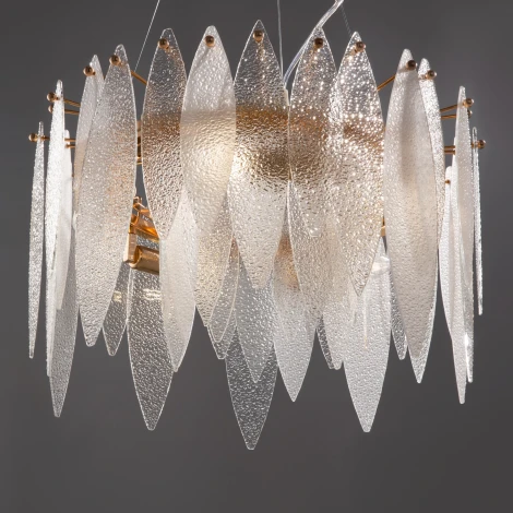 Подвесная люстра Lucrecia FR5217PL-05FG Freya (220V, на тросе, круглые)