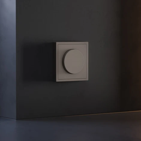 Накладка для светорегулятора поворотно-нажимного (капучино) Voltum S70 VLS002014