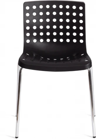 Стул SKALBERG (mod. C-084-A) / 1 шт. в упаковке (Металл,Пластик /Черный,Хром)