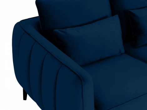 Диван Amsterdam двухместный ОГОГО 342691 (темно-синий)