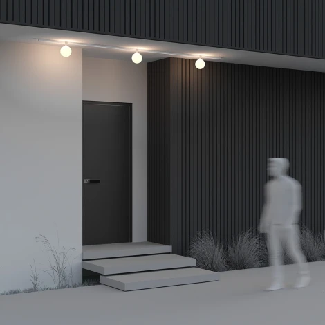 Трековый светильник низковольтный, уличный, светодиодный LED 9W 48V  Maytoni Luna O-TR01-2-S-9WW3K