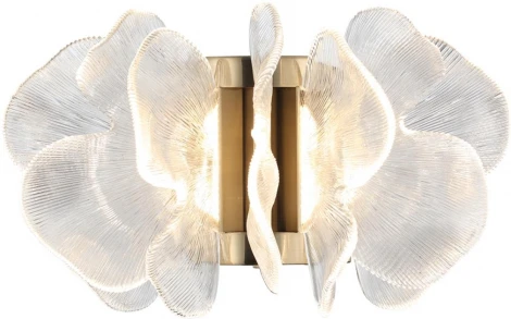 Настенный светильник Odeon Light Siama 5089/25WL под латунь/прозрачный/акрил LED 25W 3500K (220V)