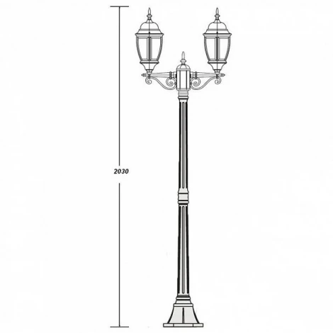 Наземный фонарь Oasis Light 91208L A Gb