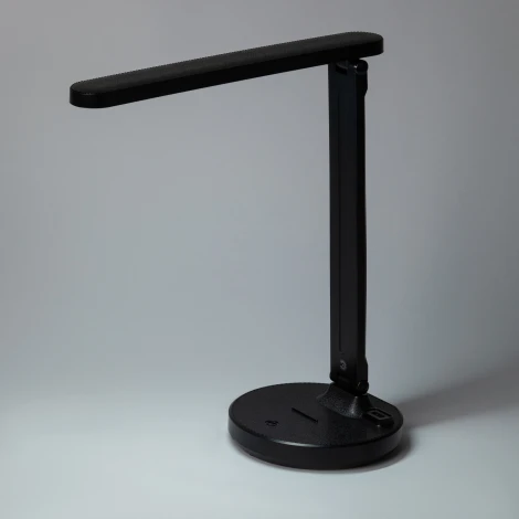 Офисная настольная лампа светодиодная складываемая с USB-портом регулировкой цветовой температуры и яркости зарядка от USB ЭРА NLED-511-6W-BK (сенсорный выключатель)