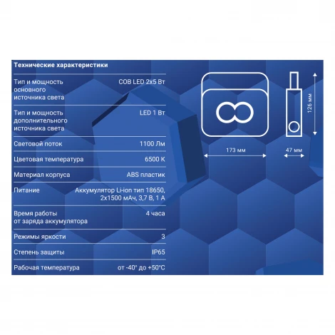 Кемпинговый фонарь светодиодный аккумуляторный с зарядкой от USB Ritter 29132 9
