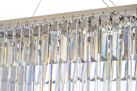 Подвесная большая люстра Arti Lampadari Enio E 1.5.70X25.100 NP (220V, хрусталь, на тросе)