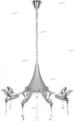 Подвесная люстра IDLamp Uccelli 385/8-LEDSilver