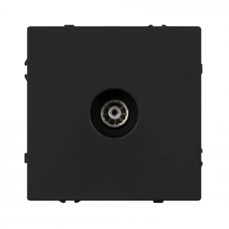 Механизм телевизионной розетки SCT-NOBE-MTV1-SFPL-BK (Arlight, Черный оникс) 054293