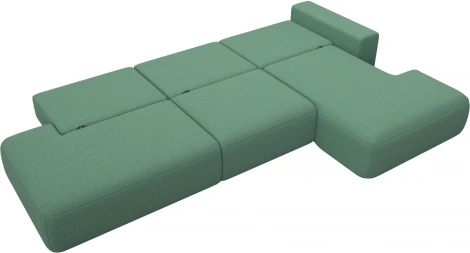 Диван угловой Лига-036 НПБ Модерн Лонг правый угол Лига Диванов (Рогожка) арт.124695